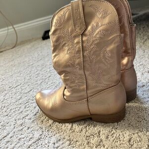 Rose Gold Western Boots